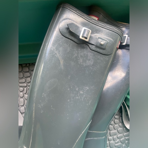 Hunter Boots Original Dark Slate Tall Rain Boots,         size 7 W, 6 M - Picture 3 of 13